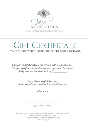 Gift Box MESSAGE 'GIFT CERTIFICATE'