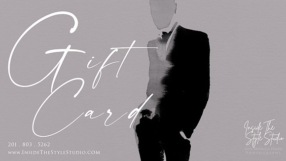 Gift Card_Ink Illustration tuxedo_MHP