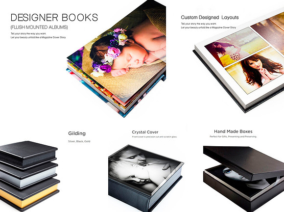 ALBUMS & DESIGNER BOOKS / Monica Hahn Photography