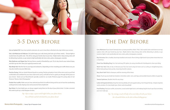 Beauty Prep Guide 3-5 days