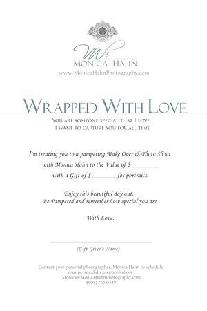 Gift Box MESSAGE 'WRAPPED WITH LOVE'